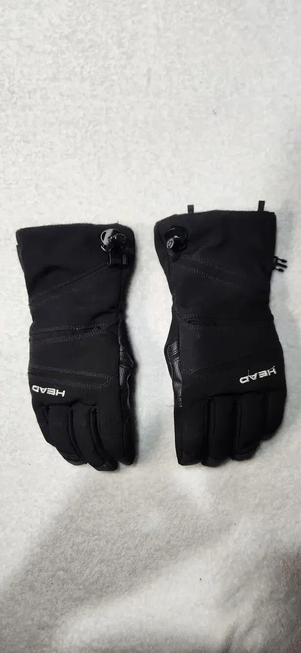 HEAD Winter Gloves XS Black Waterproof Breathable Insulated